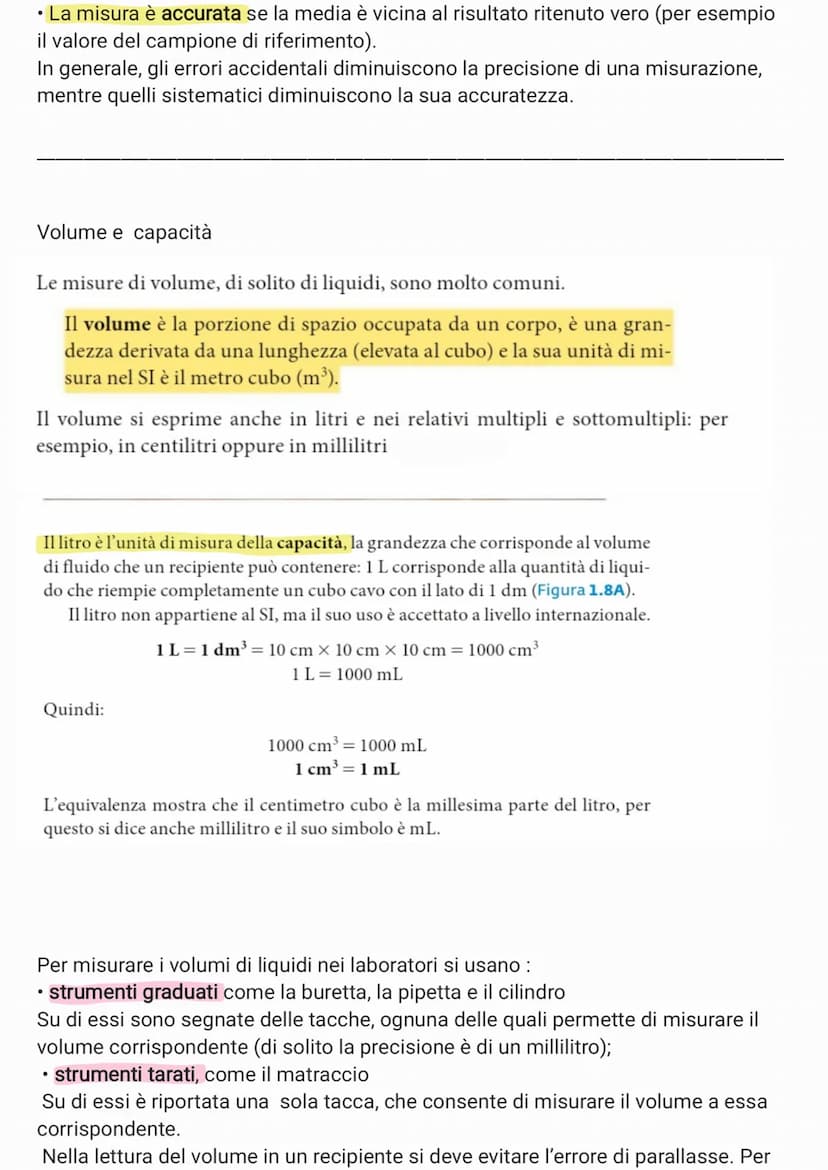 Il grande sviluppo delle scienze sperimentali, come la fisica e la chimica, è
legato alla capacità di effettuare misure sempre più affidabil