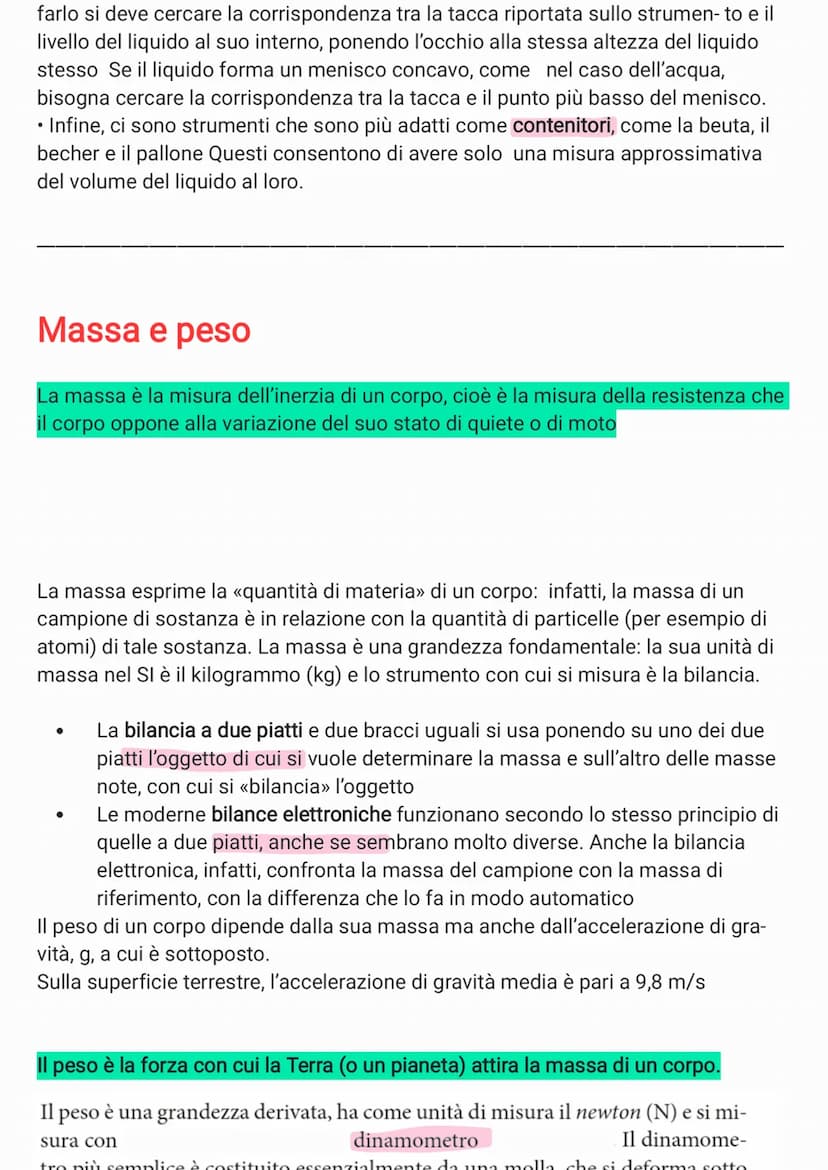 Il grande sviluppo delle scienze sperimentali, come la fisica e la chimica, è
legato alla capacità di effettuare misure sempre più affidabil