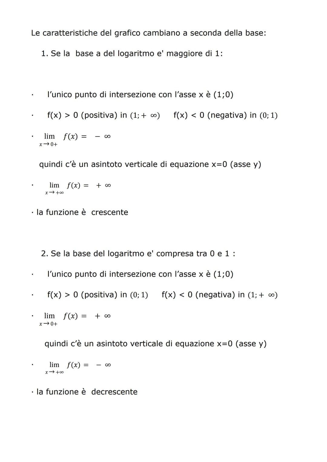 PROGRAMMA DI MATEMATICA
Cos'è una funzione?
Una funzione è la relazione tra due insiemi, chiamati dominio e
codominio della funzione, che as