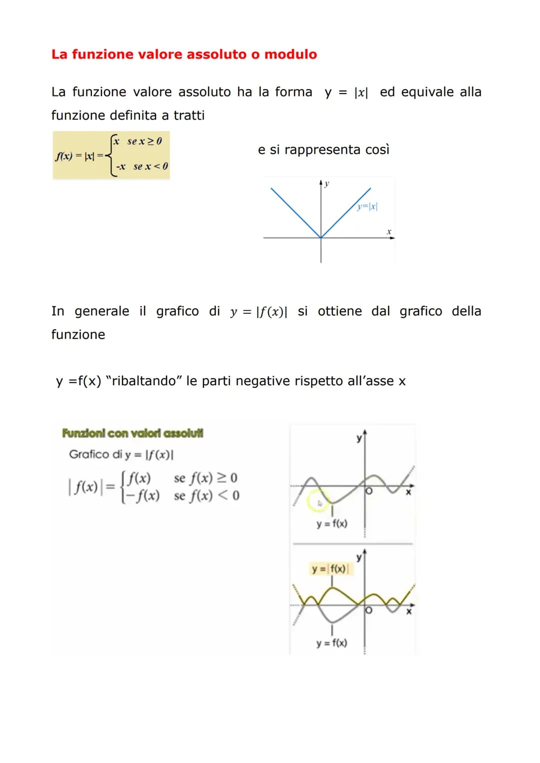 PROGRAMMA DI MATEMATICA
Cos'è una funzione?
Una funzione è la relazione tra due insiemi, chiamati dominio e
codominio della funzione, che as