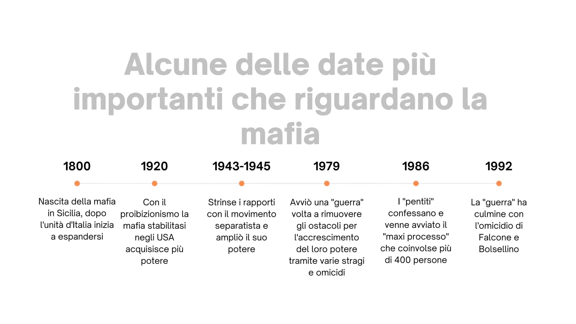 La Maffa
Lavoro di educazione civica di Dea Feliciangeli. 66
La mafia non è affatto invincibile; è un fatto
umano e come tutti i fatti umani