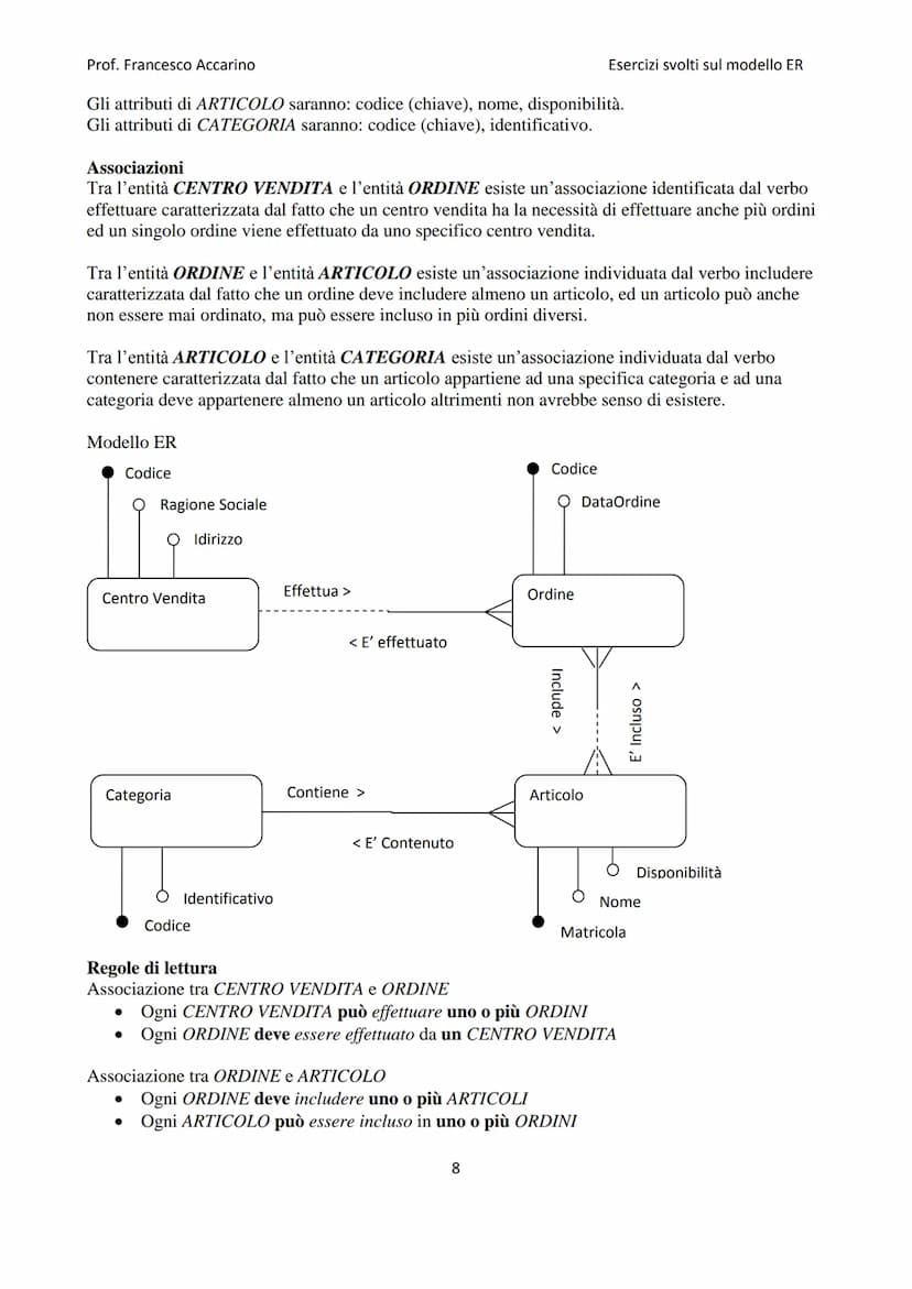 
<h2 id="raccoltadiesercizimodelloer">Raccolta di esercizi modello ER</h2>
<h3 id="esercizio1">Esercizio 1</h3>
<p>Un'università vuole racco