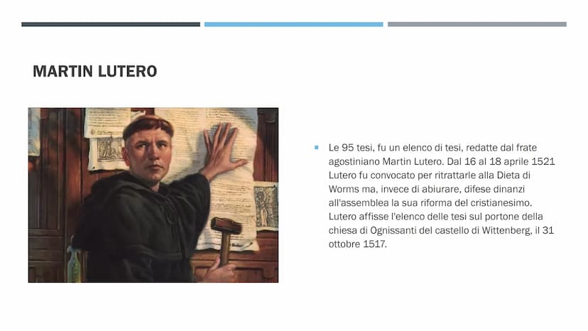 RIFORMA
PROTESTANTE E
CATTOLICA PAPA LEONE X
■
Il commercio delle indulgenze era assai diffuso in
tutta Europa occidentale. Nel 1517 papa Le