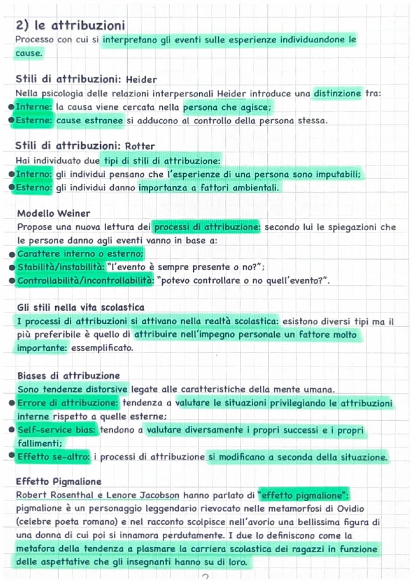 PSICOLOGIA SOCIALE
1) La cognizione sociale
Insieme delle attività mentali con cui conosciamo persone e situazioni del nostro
contesto socia