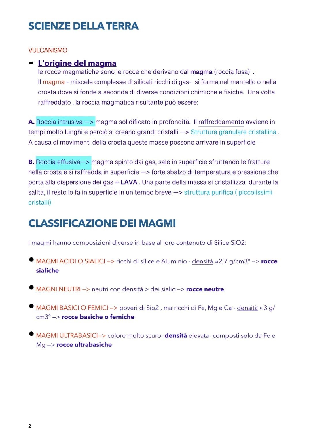 SCIENZE DELLA TERRA
VULCANISMO
-
L'origine del magma
le rocce magmatiche sono le rocce che derivano dal magma (roccia fusa).
Il magma - misc
