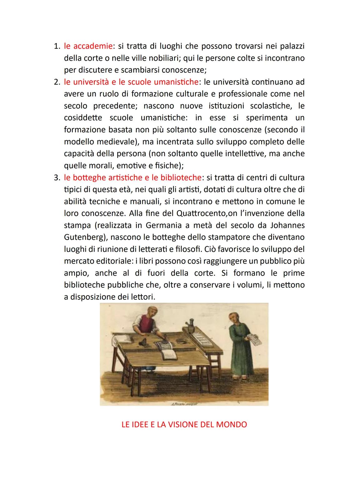IL CONTESTO DELL'ETÀ UMANISTICA DAL 1400 AL 1492
POLITICA
Nell'Italia centro-
settentrionale si
rafforzano le Signorie
e diventano ereditari