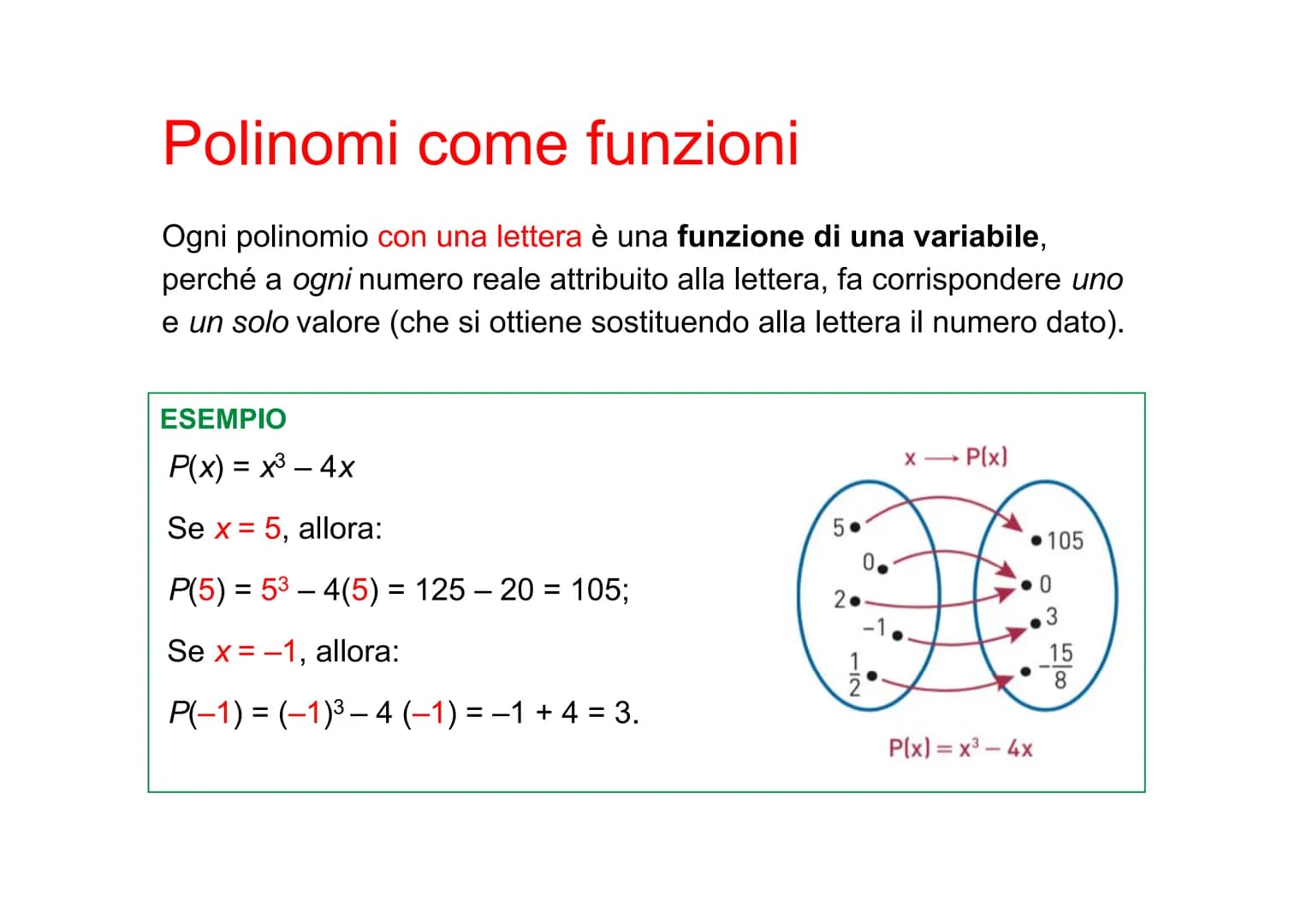 Polinomi Definizione di polinomio
Un polinomio è una somma
algebrica di monomi.
ESEMPIO
2
3
4x³+
ax³ è un polinomio.
a²
2a+3a-1 e non sono p