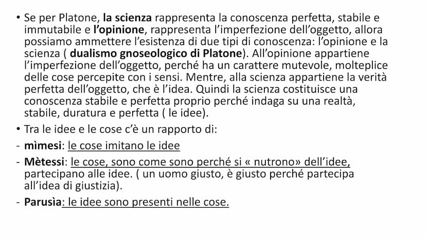 PLATONE • Per comprendere il pensiero di Platone, bisogna soffermarsi sulla decadenza dell'età dell'oro di Atene
tra il V e il IV sec. A.C.
