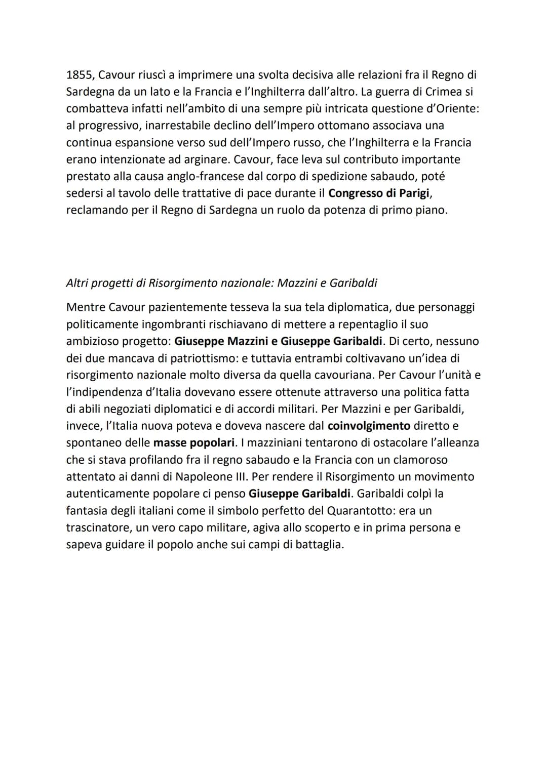 IL RISORGIMENTO ITALIANO
L'Italia fra il 1831 e il 1848
Con il termine storiografico "Risorgimento" si definisce il lungo processo di
rinnov