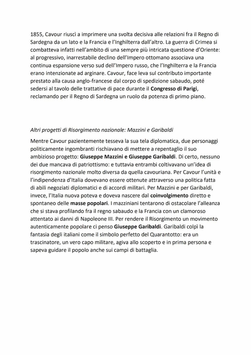IL RISORGIMENTO ITALIANO
L'Italia fra il 1831 e il 1848
Con il termine storiografico "Risorgimento" si definisce il lungo processo di
rinnov