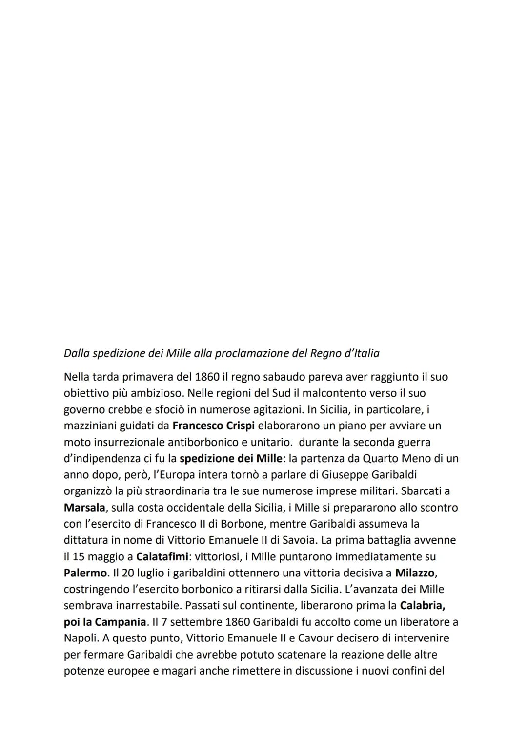 IL RISORGIMENTO ITALIANO
L'Italia fra il 1831 e il 1848
Con il termine storiografico "Risorgimento" si definisce il lungo processo di
rinnov