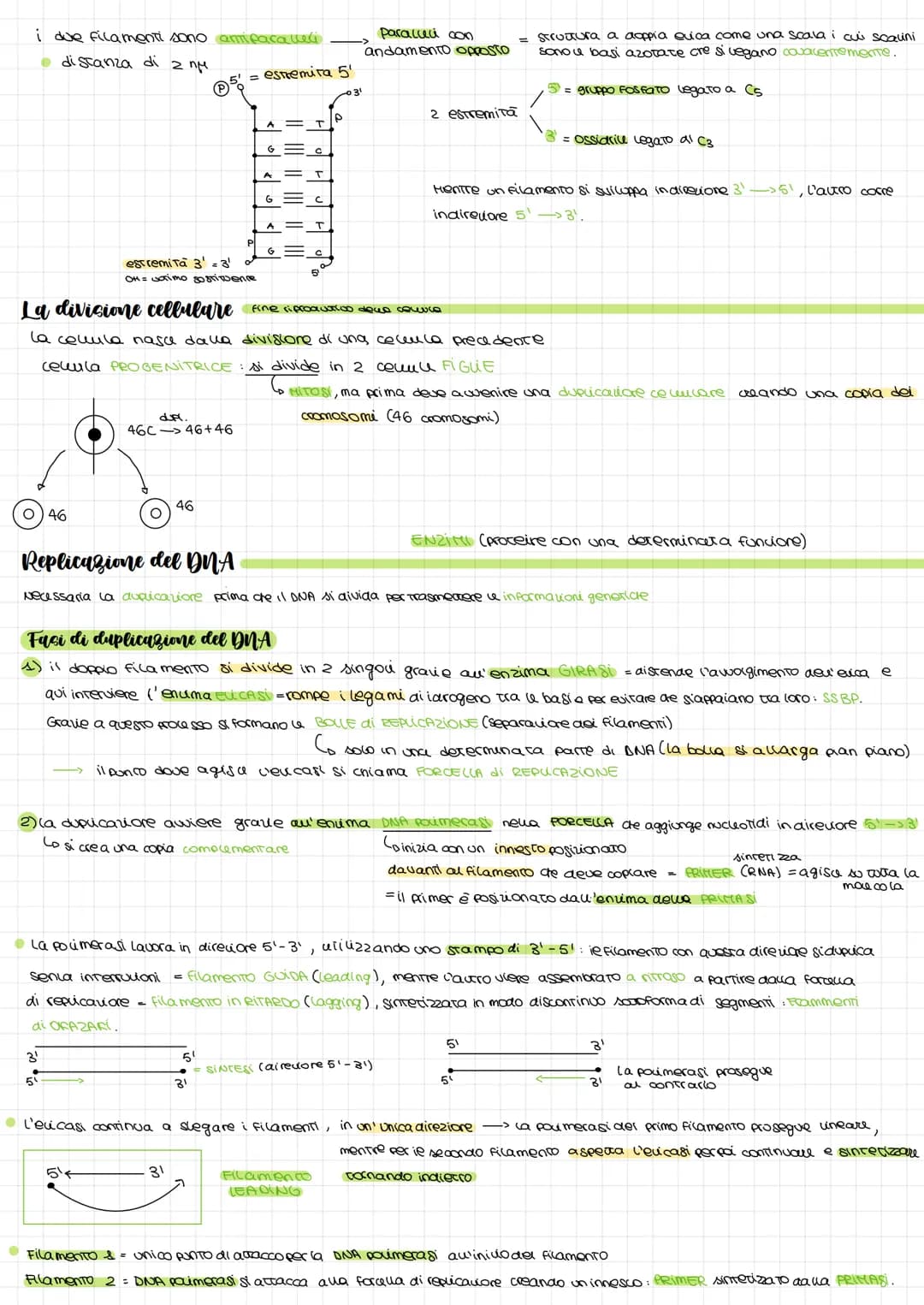 ONA = acido desossiribonucleico e RNA = acido ribonucleico
Lo sono poumeri che hanno come unità fondamentale. NUCLEOTIDE
CH₂OH
5
14
H
2- DES