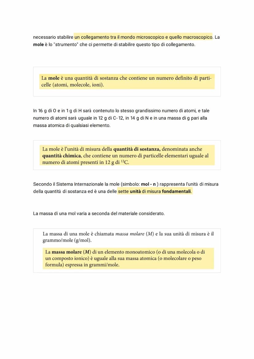 Una volta era impossibile determinare la massa di un atomo direttamente, quindi per
ricavare la massa atomica ricorriamo alla misura relativ