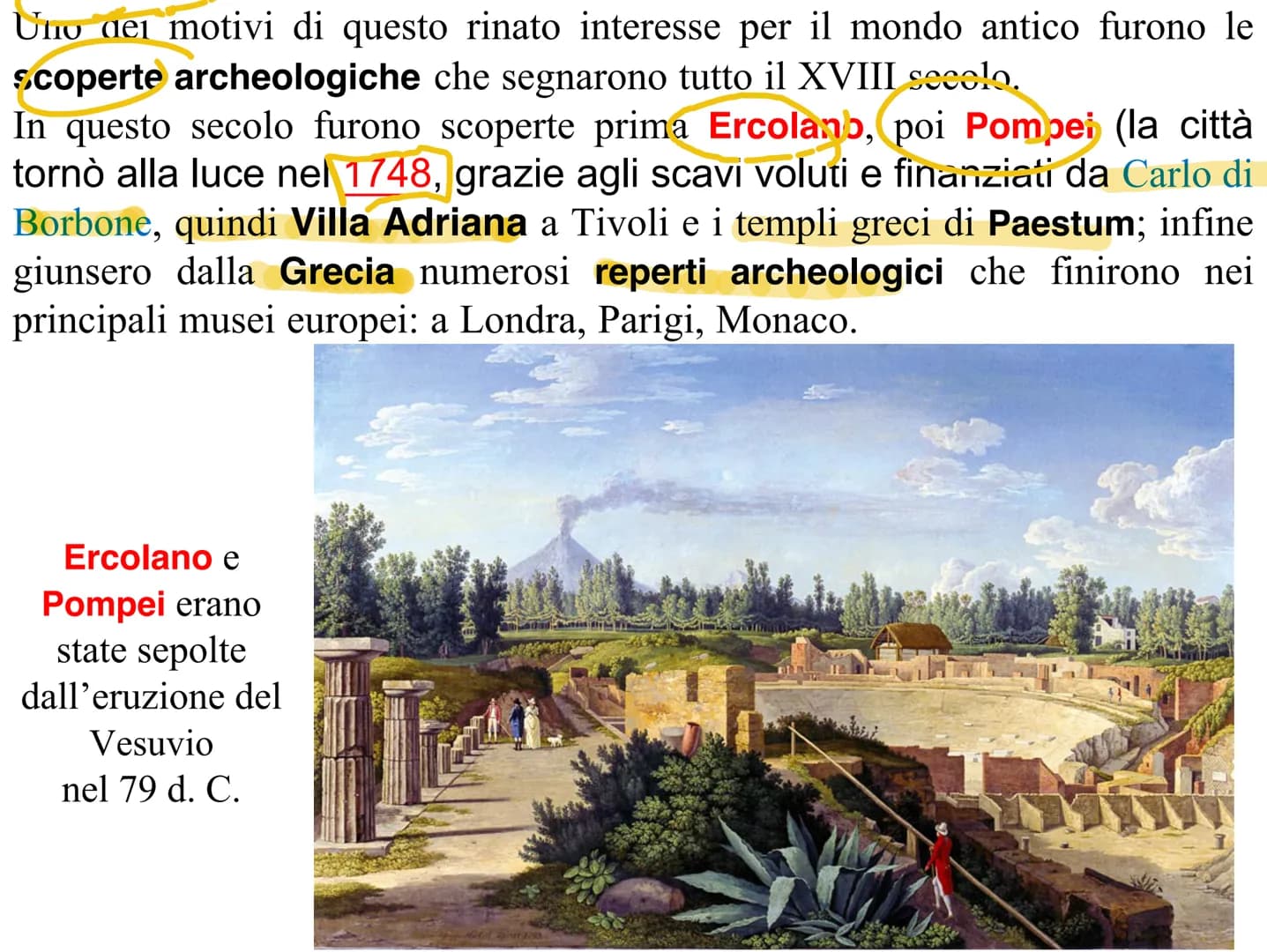 Il Neoclassicismo Quando: tra fine Settecento e inizio Ottocento
(durante la Rivoluzione Francese e l'età napoleonica)
Dove: in Europa, in I