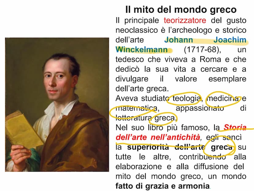 Il Neoclassicismo Quando: tra fine Settecento e inizio Ottocento
(durante la Rivoluzione Francese e l'età napoleonica)
Dove: in Europa, in I