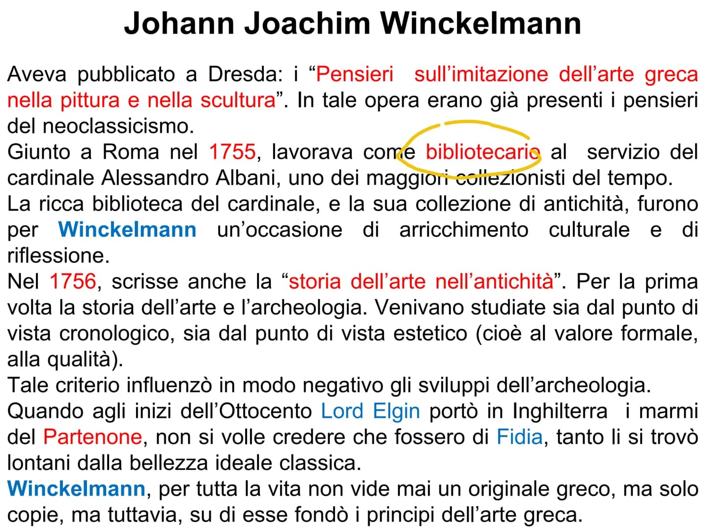 Il Neoclassicismo Quando: tra fine Settecento e inizio Ottocento
(durante la Rivoluzione Francese e l'età napoleonica)
Dove: in Europa, in I