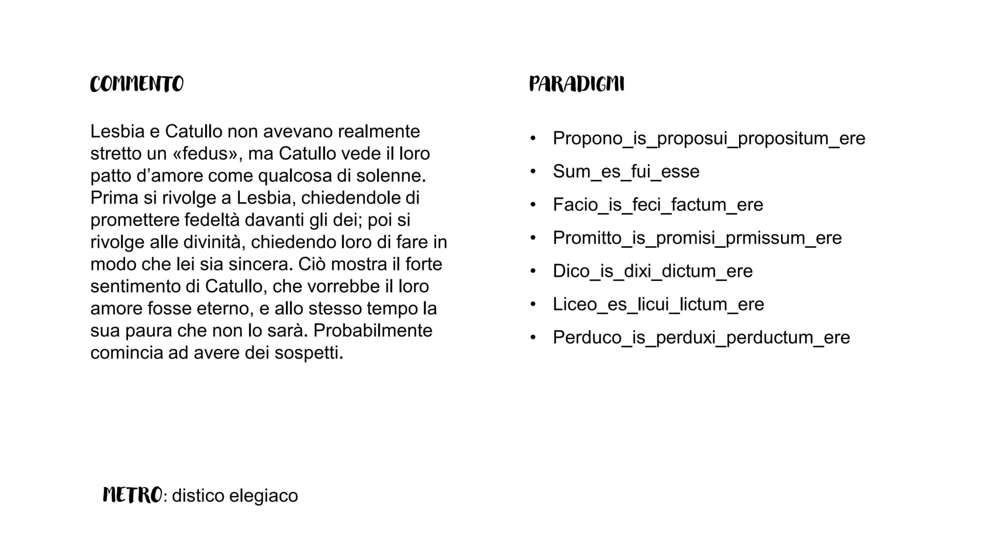 <<grazioso»>
stile
Novità
dell'opera
lepidum novum libellum
lepidum
Cui dono
arida modo pumice expolitum ?
Quare habe tibi quicquid hoc libe