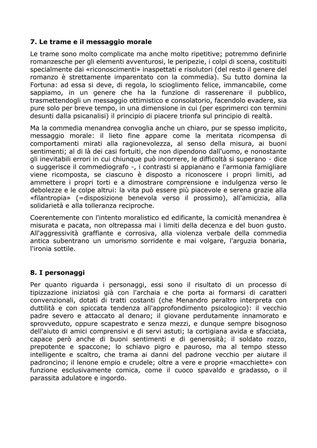 La commedia greca
1. Differenze tre tragedia e commedia
La parola «comico» ha in italiano due significati: «proprio della commedia» e
«che f
