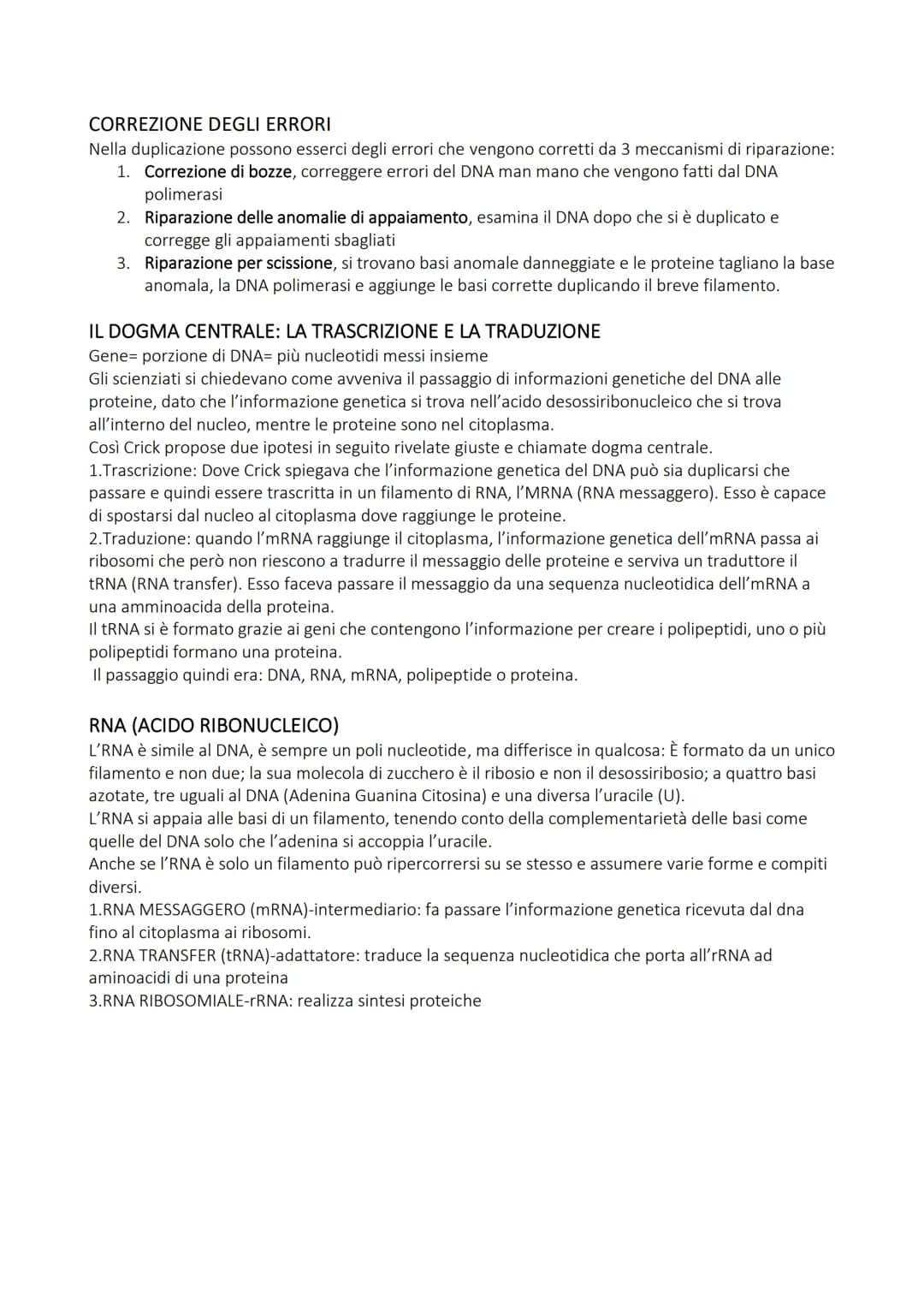 Il Linguaggio Della Vita
BASI MOLECOLARI DELL'EREDITARIETÀ
La scoperta dell'esistenza del materiale ereditario risale al 1869, quando il med