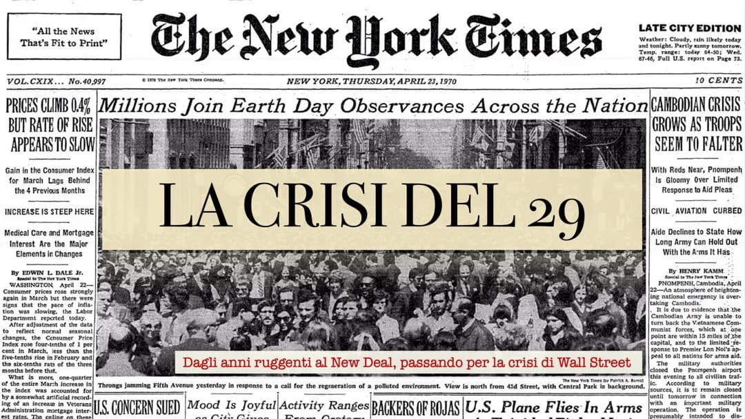 La crisi del 29