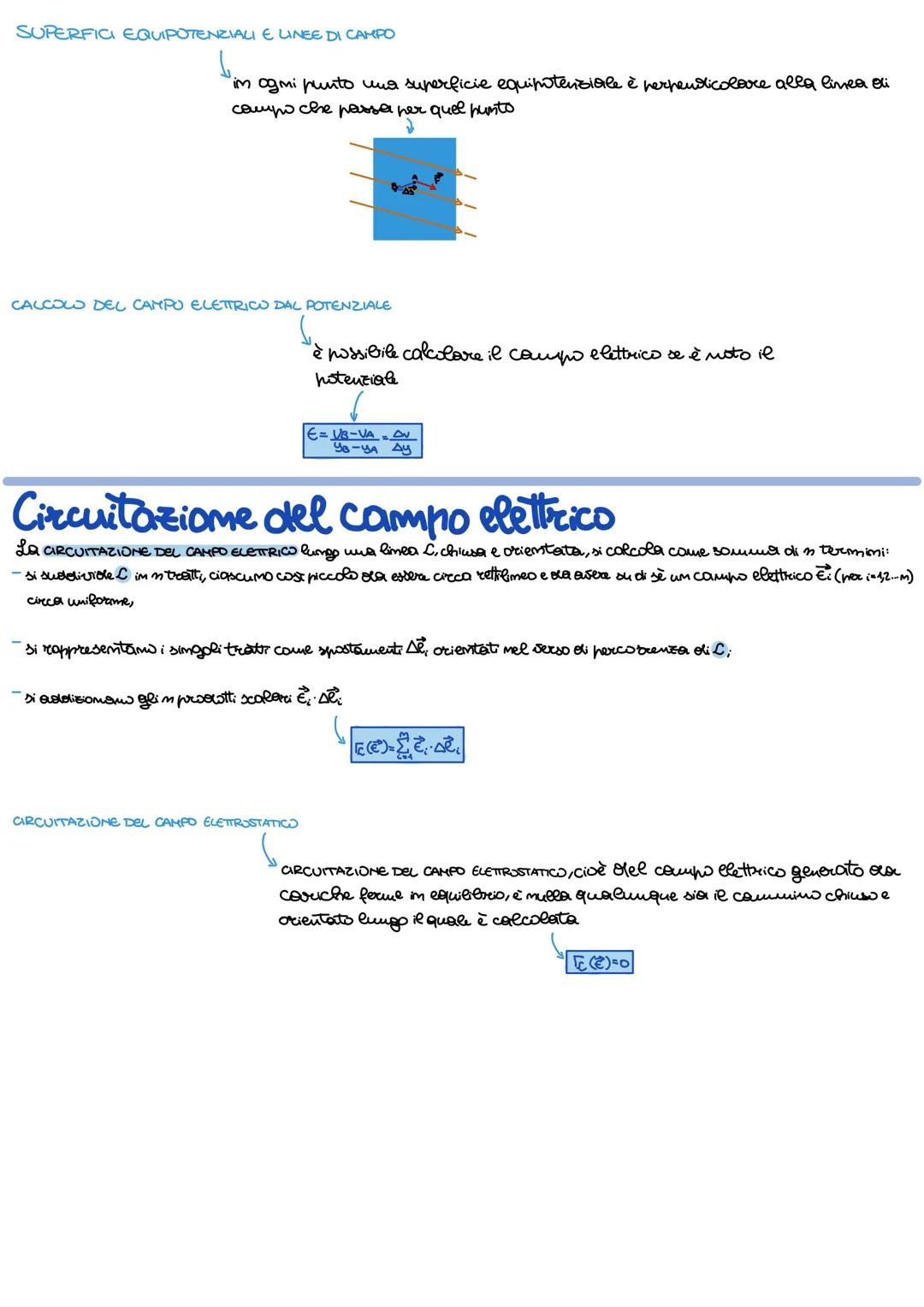 # Il potenziale elettrico

## La forza elettrica

La forza elettrica è conservatioa: il suo lavoro su una coxica che corrupie und spostament
