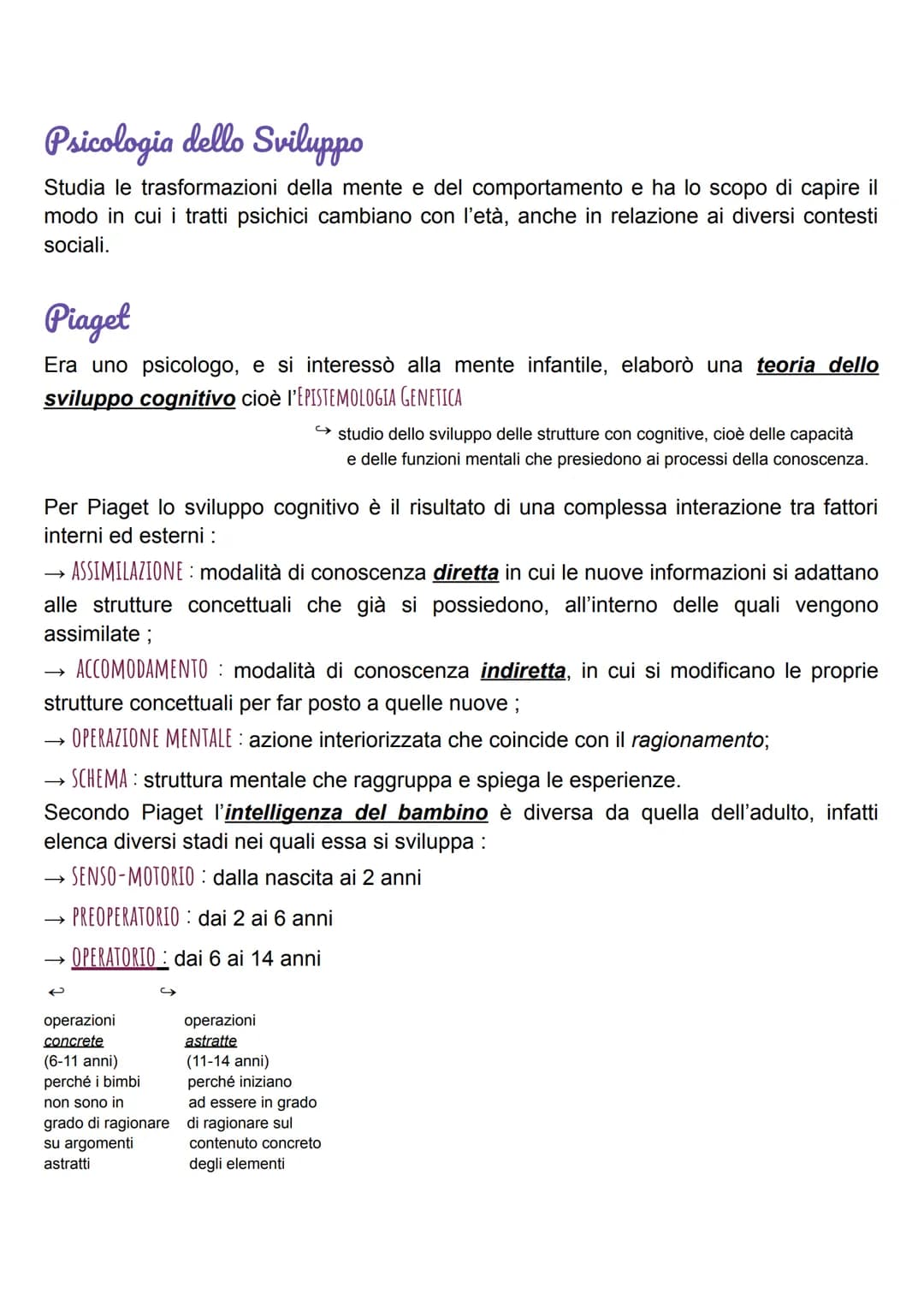 Psicologia
Comportamentismo
Nasce nel 1913 con Watson. Questa corrente di pensiero studia il comportamento,
cioè l'insieme delle risposte co