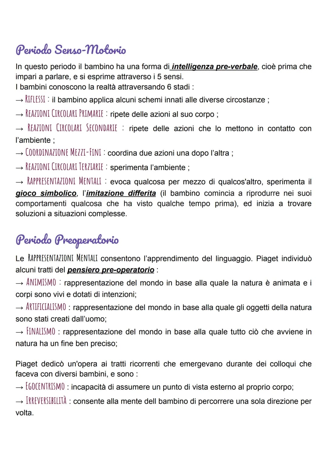 Psicologia
Comportamentismo
Nasce nel 1913 con Watson. Questa corrente di pensiero studia il comportamento,
cioè l'insieme delle risposte co