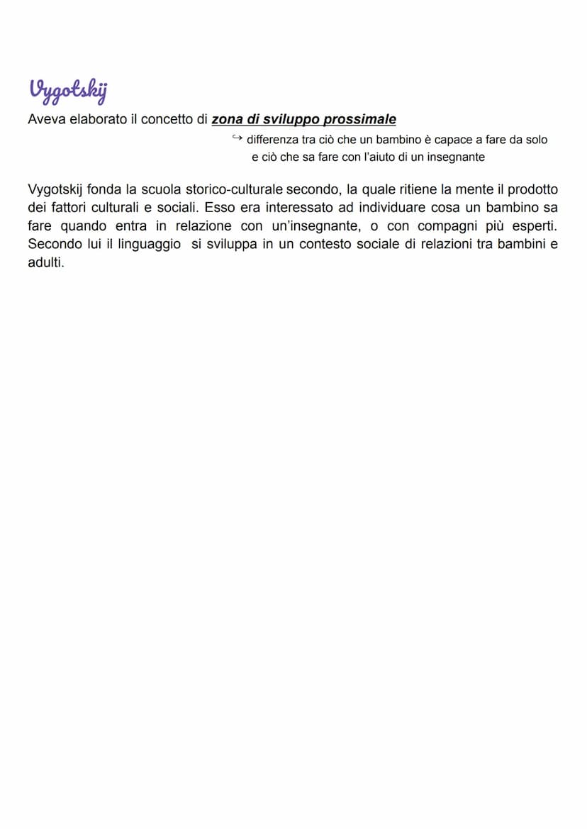 Psicologia
Comportamentismo
Nasce nel 1913 con Watson. Questa corrente di pensiero studia il comportamento,
cioè l'insieme delle risposte co