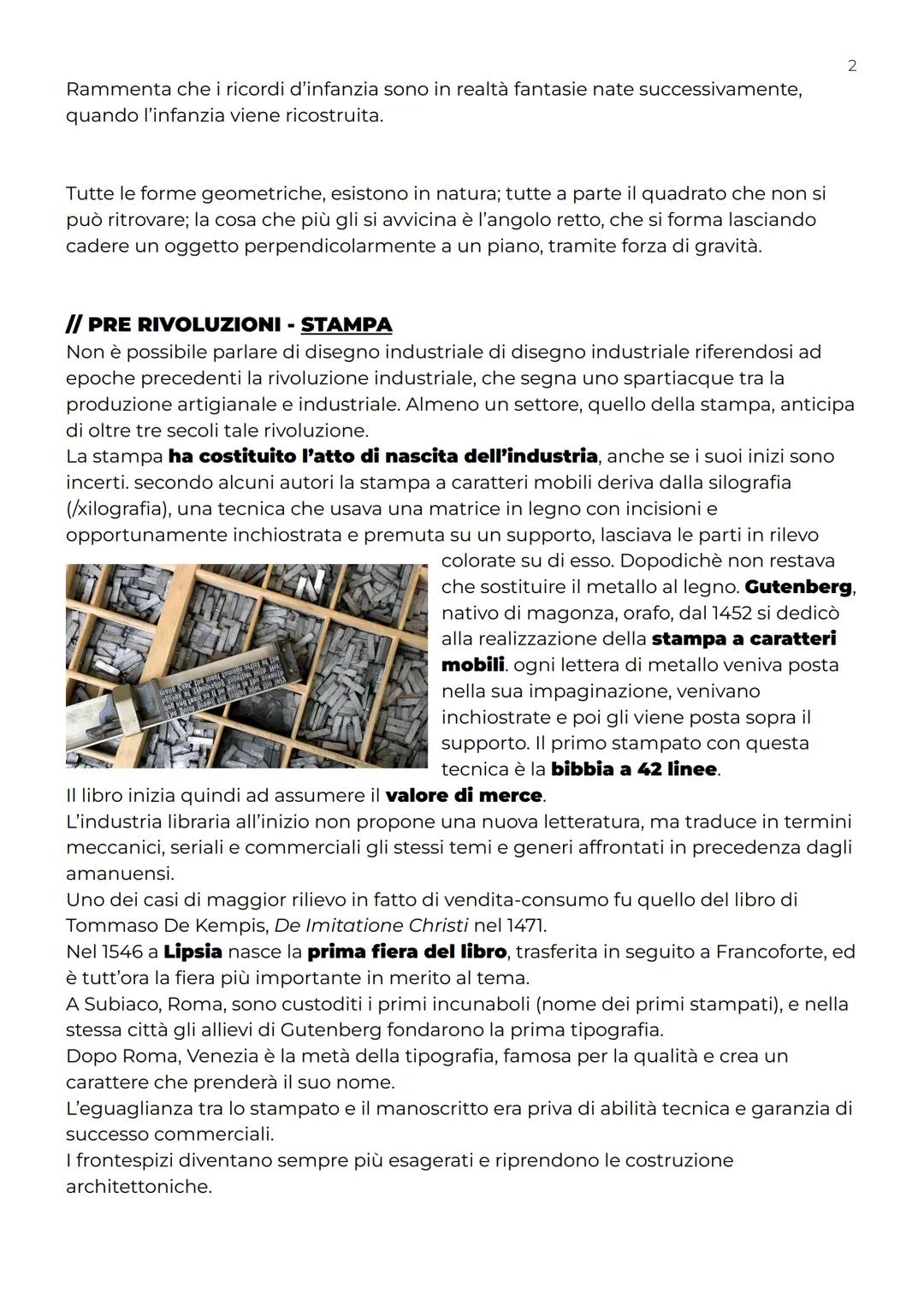 STORIA DEL DESIGN
STORIA = tutti gli avvenimenti degni di nota e/o che hanno portato a dei
cambiamenti per il futuro.
Il design è lo studio 