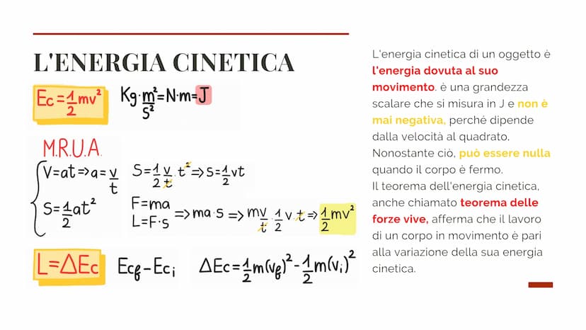 RAISSA CARPINE
IL LAVORO
IN FISICA
L'Energia è la capacità di un corpo di
compiere un Lavoro. L'ENERGIA
L'energia è la capacità di un corpo 