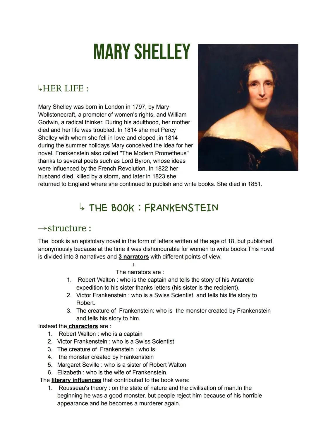 MARY SHELLEY