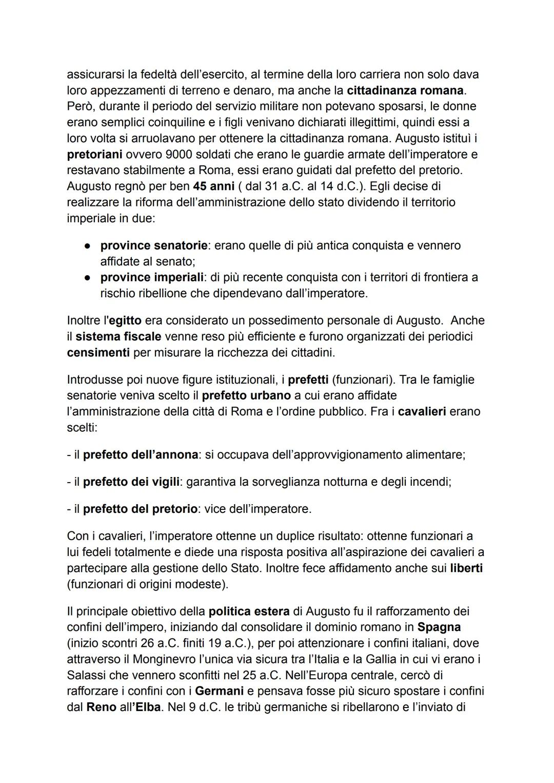 STORIA
Augusto e l'impero
Ottaviano Augusto e il principato
Ottaviano nel 31 a. C. vincendo contro Marco Antonio divenne il padrone di
Roma 