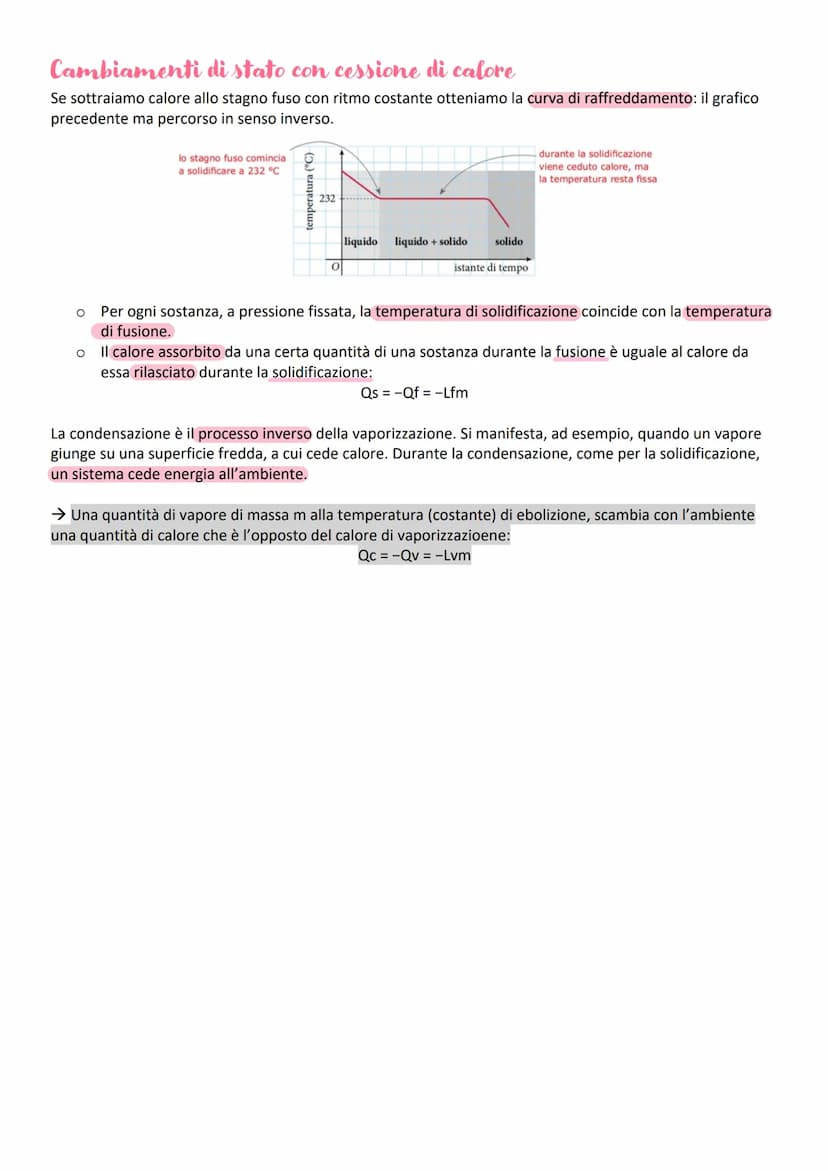 Il Calore
Quando una bottiglia d'acqua tolta dal frigorifero si riscalda, la bottiglia d'acqua acquista energia
dall'ambiente che la circond