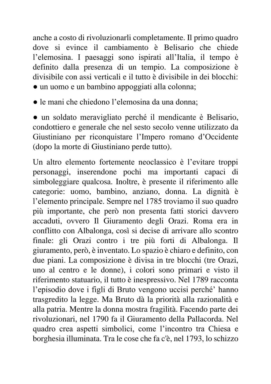 Jean-Louis DaVID
Jean-Louis David risulta essere uno dei casi emblematici di
pittori che iniziano la loro formazione attraverso pittori
Roco