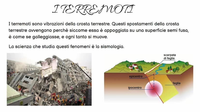 VULCANI E
TERREMOTI
Denisa E. CHE COS'È UN
UN VULCANO?
Un vulcano è una frattura della crosta terrestre da cui fuoriesce la lava che è
forma