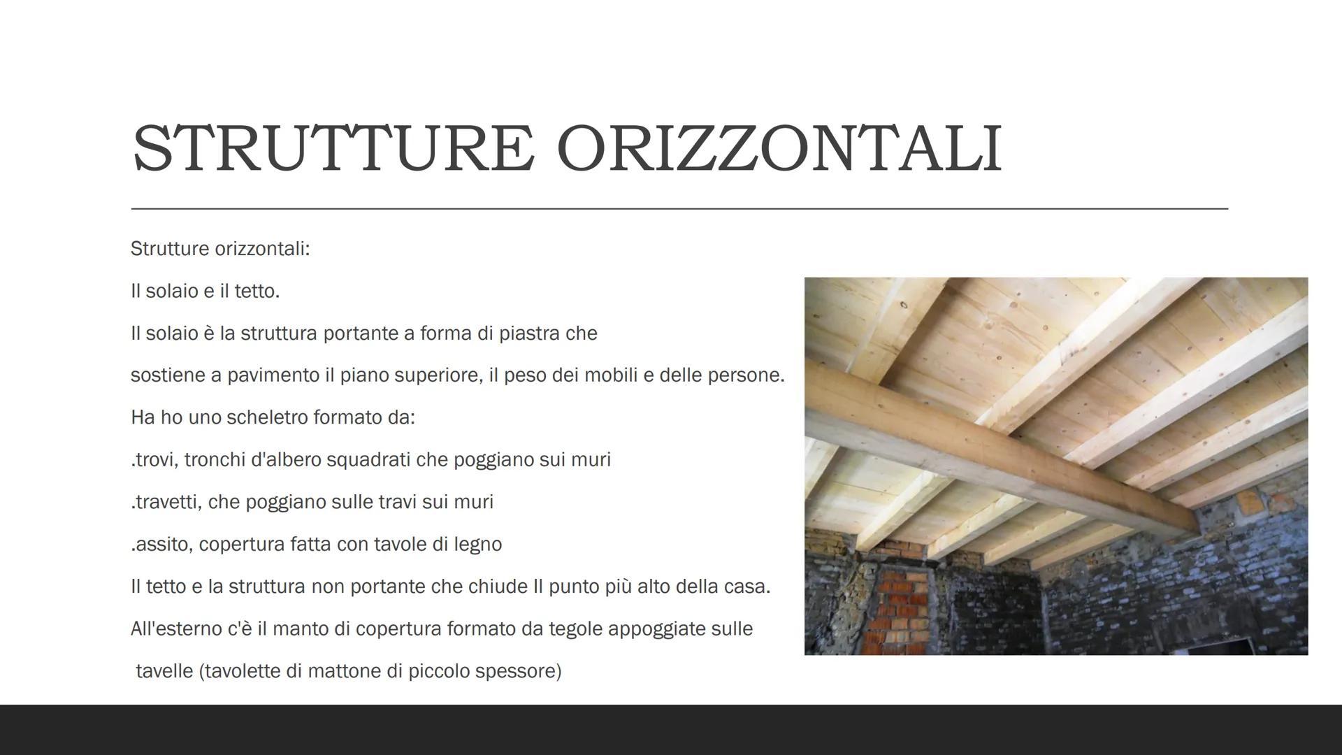 int is
100
50-
LA CASA STRUTTURE VERTICALI
Strutture verticali:
I muri portanti e un muro di Fondazione e di elevazione.
I muro di Fondazion