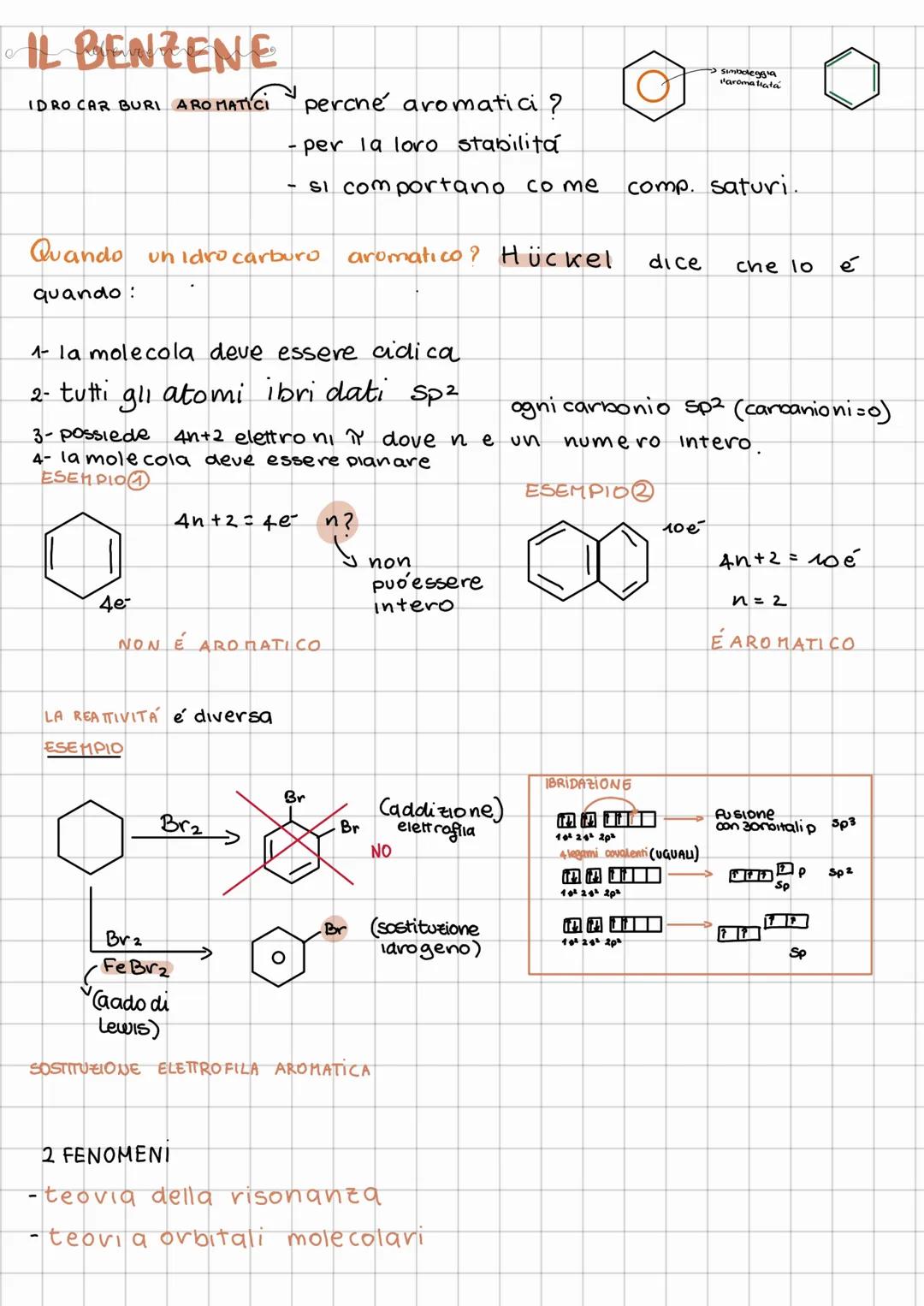 # IL BENZENE

IDRO CAR BURI AROMATÍCI percne aromatici ?

- per la loro stabilitá

- si comportano come comp. saturi

Quando un Idro carburo