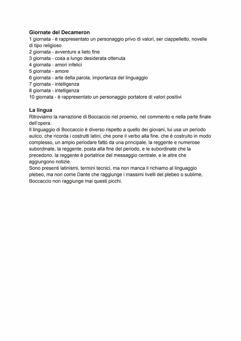 VITA
Boccaccio, Dante e Petrarca sono i 3 padri della letteratura italiana.
Boccaccio ammira molto Dante e Petrarca; considera Dante come il