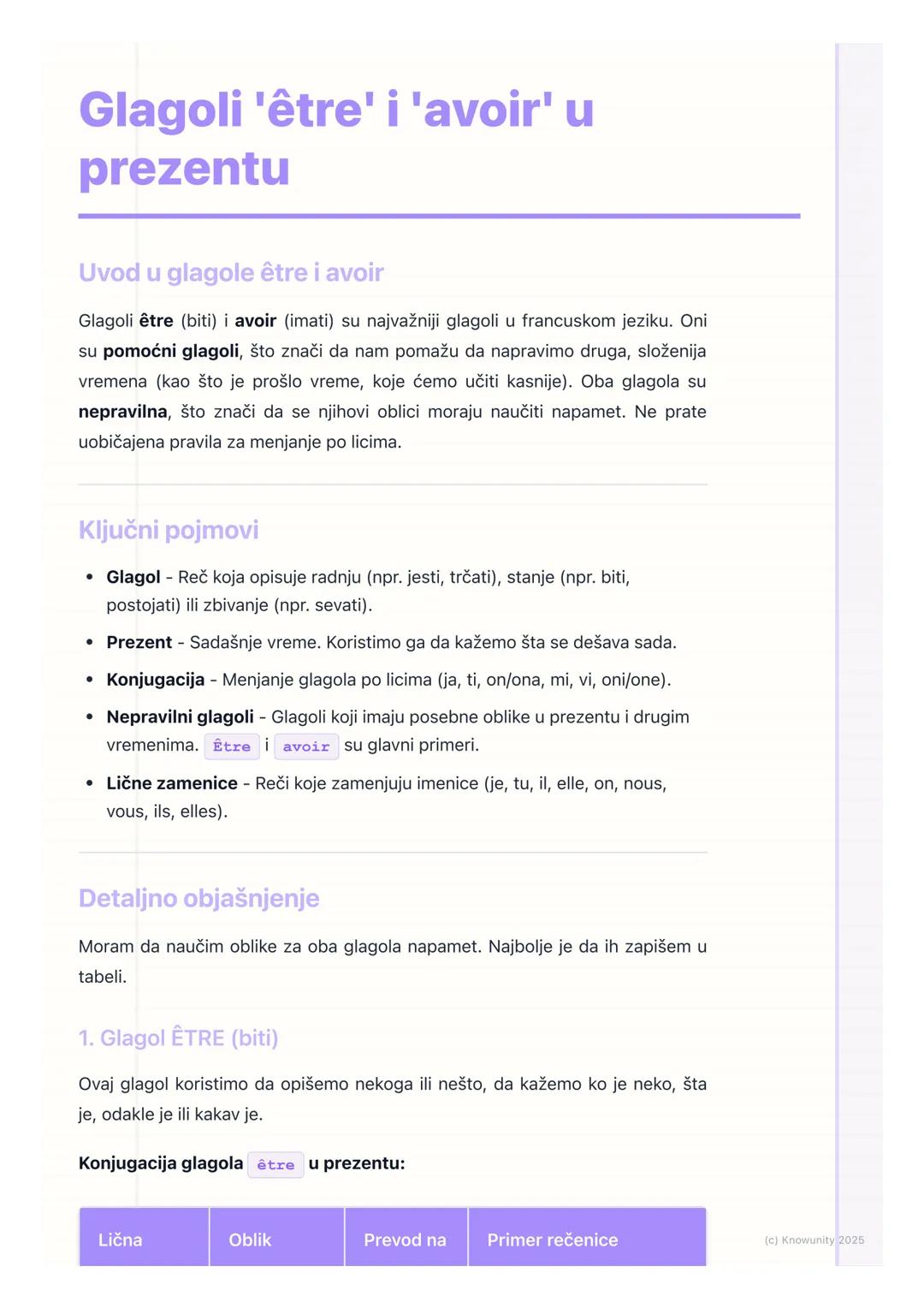 # Glagoli 'être' i 'avoir' u
prezentu

Uvod u glagole être i avoir

Glagoli être (biti) i avoir (imati) su najvažniji glagoli u francuskom j