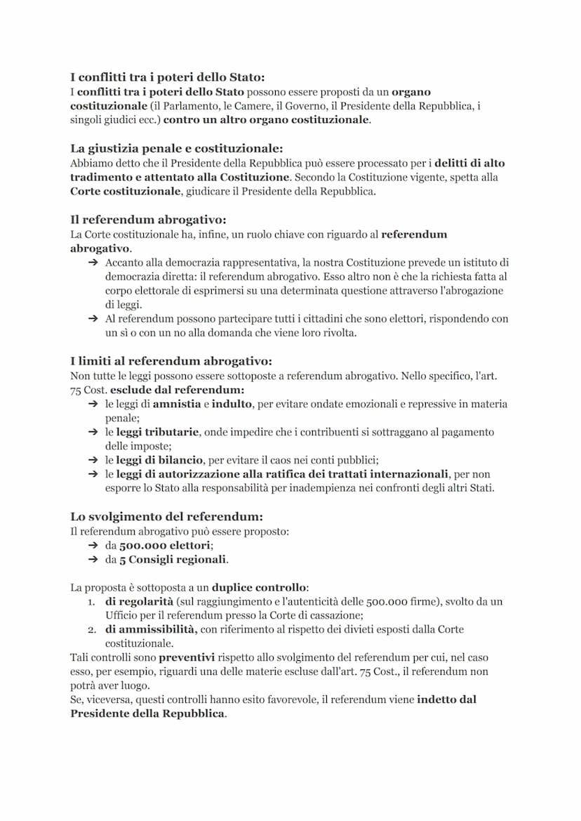 La Corte Costituzionale
Non è detto però che le leggi emanate dal Parlamento siano sempre conformi alle norme
costituzionali, né che lo Stat