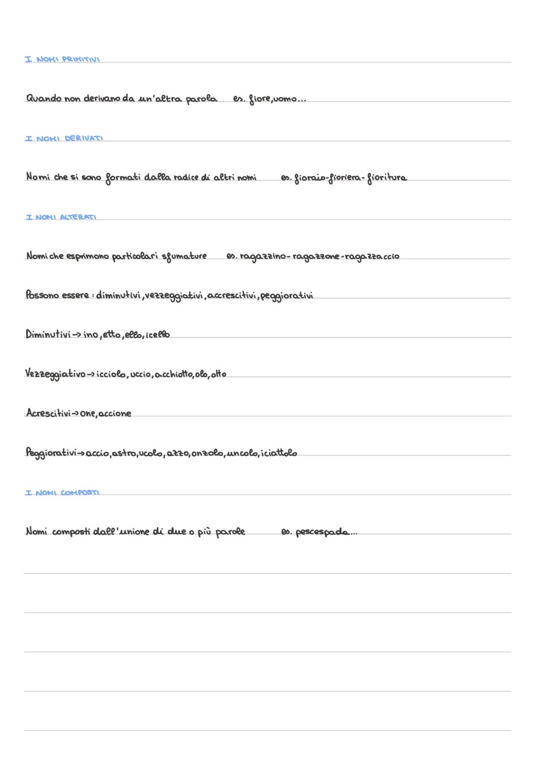 I NOMI COMUNI E PROPRI
Comuni-> indicano una persona, un animale
Propri-> indicano una particolare persona
NOHI CONCRETI E ASTRAM
IL NOME
Co