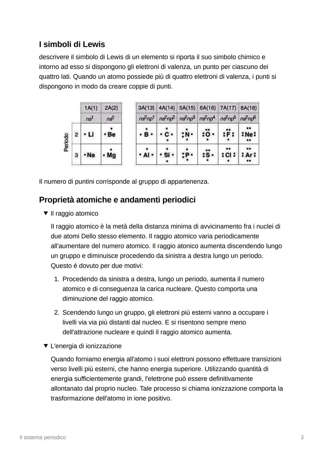 Il sistema periodico
Verso il sistema periodico
Alla fine del 700 gli elementi conosciuti sono solo 22 ma trent'anni dopo arrivano a
55.
• L