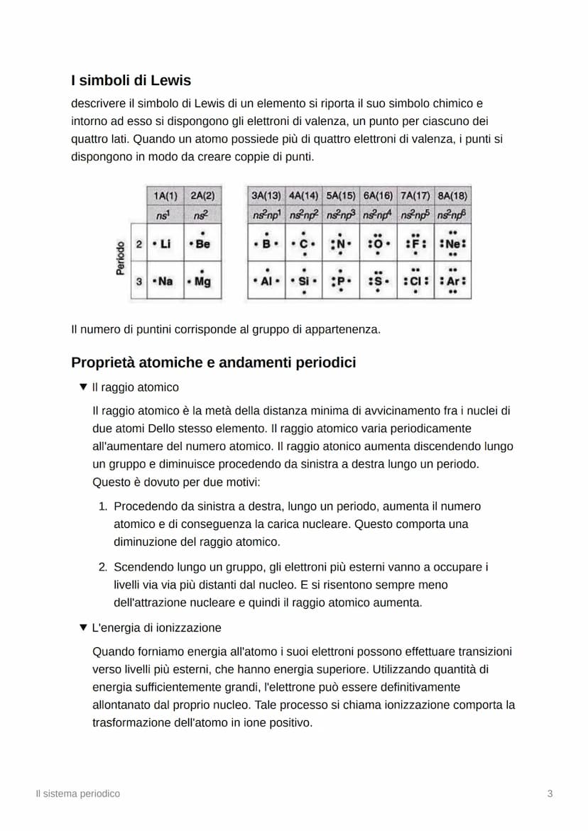 Il sistema periodico
Verso il sistema periodico
Alla fine del 700 gli elementi conosciuti sono solo 22 ma trent'anni dopo arrivano a
55.
• L