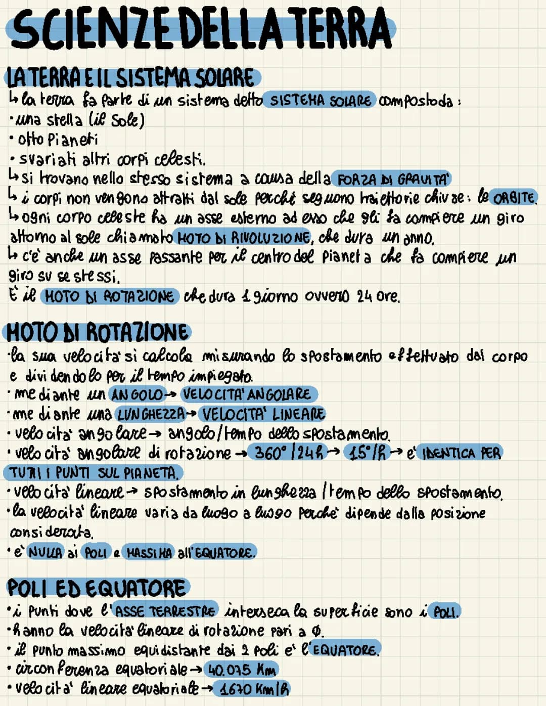 scienze della terra