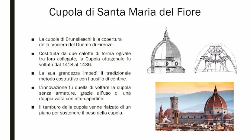 IL RINASCIMENTO
FIORENTINO Filippo Brunelleschi
Filippo Brunelleschi nasce a Firenze nel 1377 e
muore il 15 aprile del 1446. Fu uno dei prim