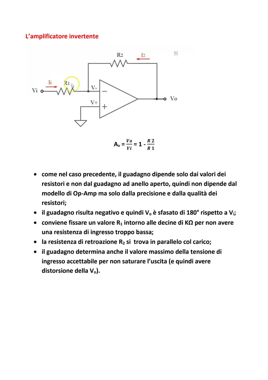 Amplificatore operazionale
Un Amplificatore Operazione (nome abbreviato A.O. oppure Op-Amp) è un
dispositivo utilizzato in elettronica per r