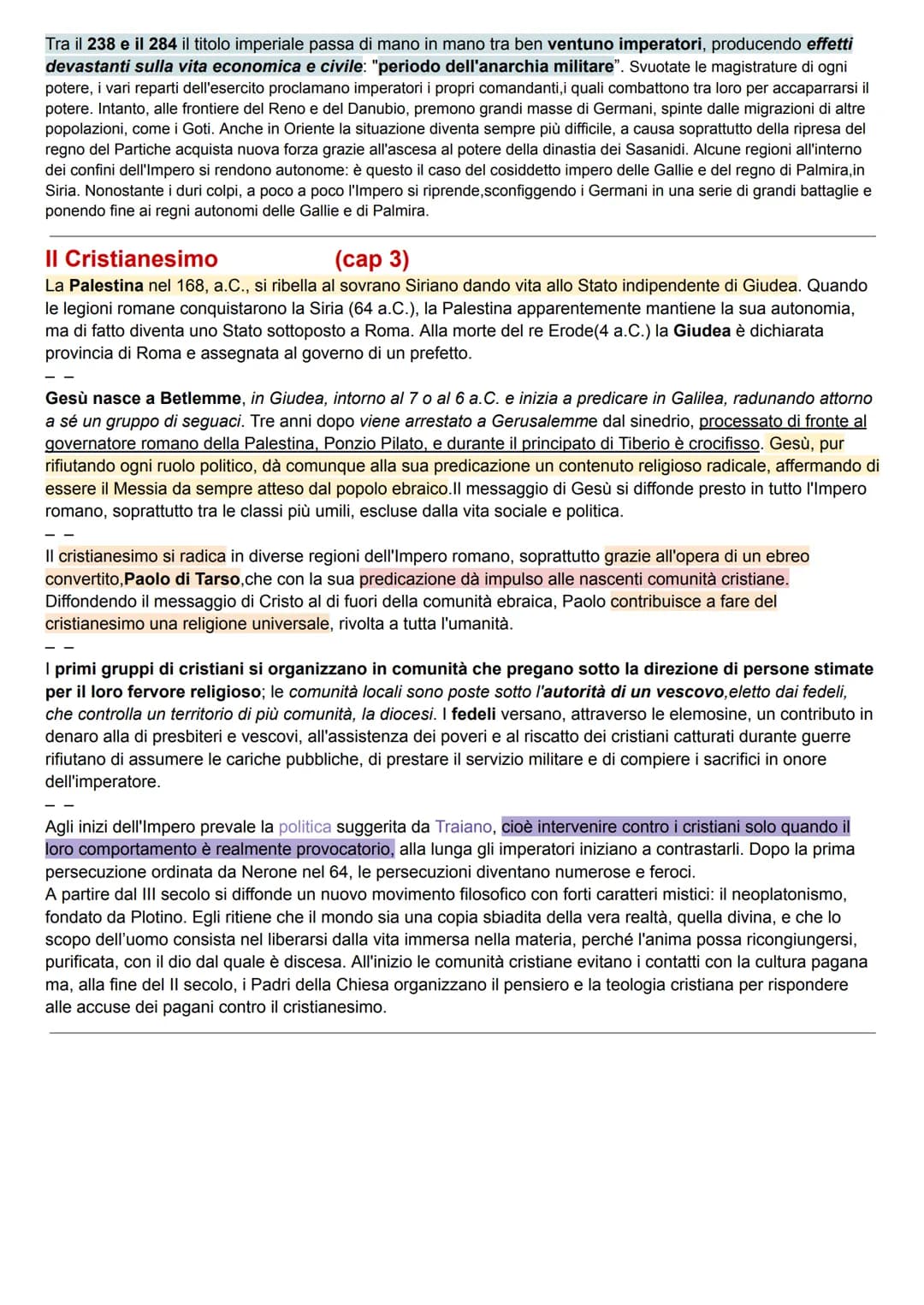 Augusto e la Dinastia Giulio-Claudia
Ottaviano garantisce la pace
(cap. 1)
p.22
Grazie alla vittoria di Ottaviano su Antonio e la conquista 