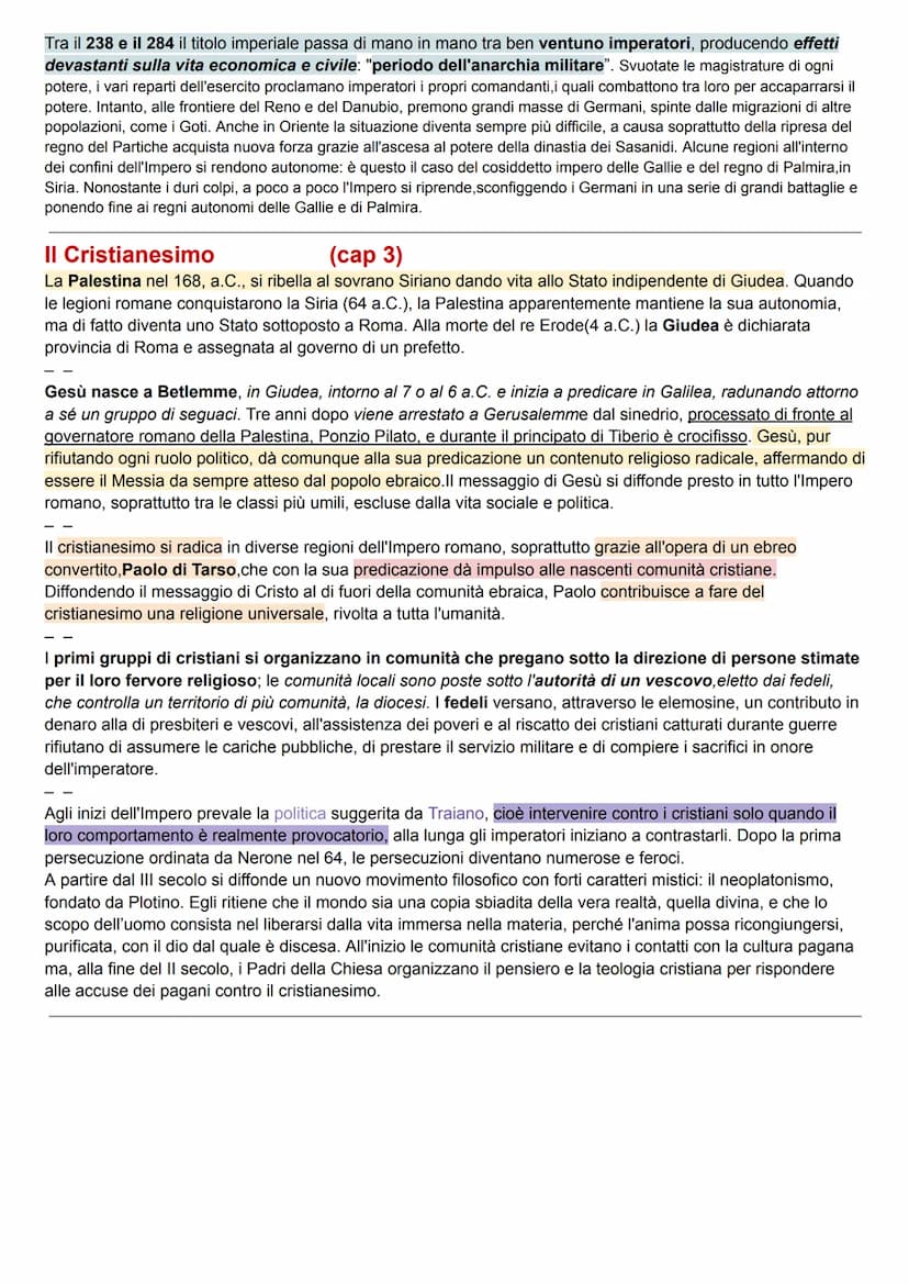 Augusto e la Dinastia Giulio-Claudia
Ottaviano garantisce la pace
(cap. 1)
p.22
Grazie alla vittoria di Ottaviano su Antonio e la conquista 
