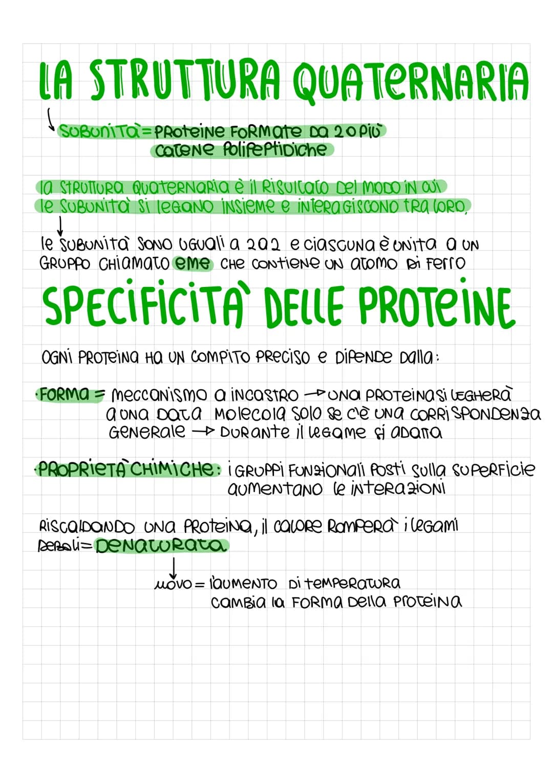 LE PROTEINE
SONO PoliNOMERI, FORMati Da MONOMERI DETTi amminoacidi, uniti con
legami covalenti PeR FORMARE LUNGHE Catene chiamate Polipeptid