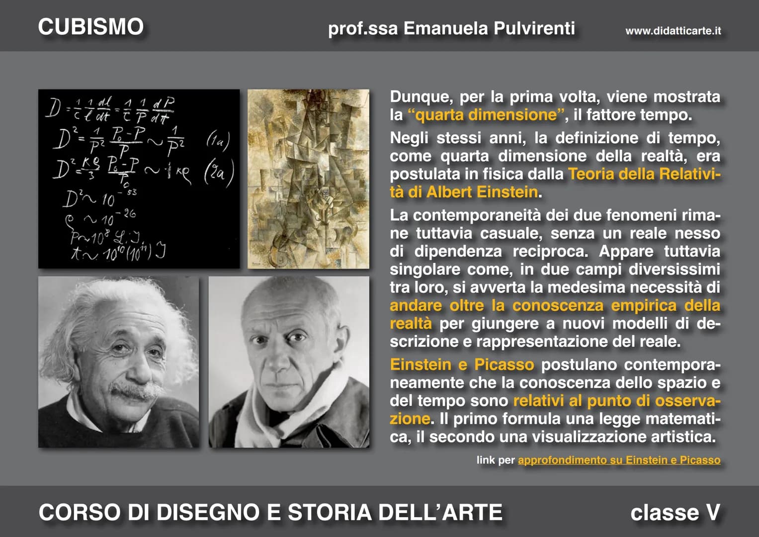 CUBISMO
prof.ssa Emanuela Pulvirenti
18. IL CUBISMO
CORSO DI DISEGNO E STORIA DELL'ARTE
www.didatticarte.it
classe V CUBISMO
prof.ssa Emanue